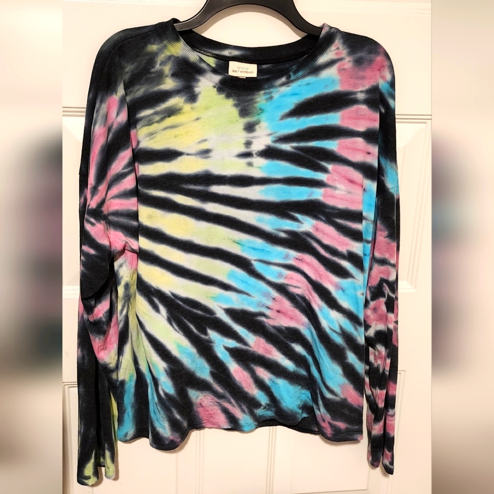 Self Esteem Girl's Long Sleeve Shirt Size 22.5 Multi